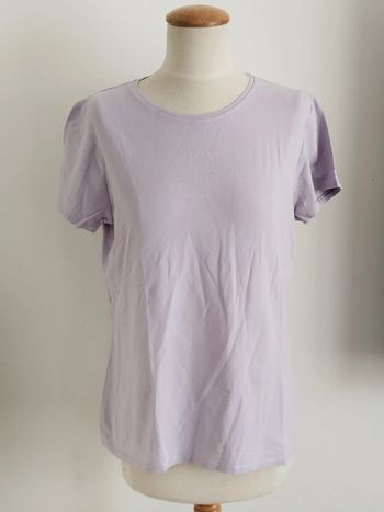 Tee-shirt manches courtes lila Atmosphère taille 46