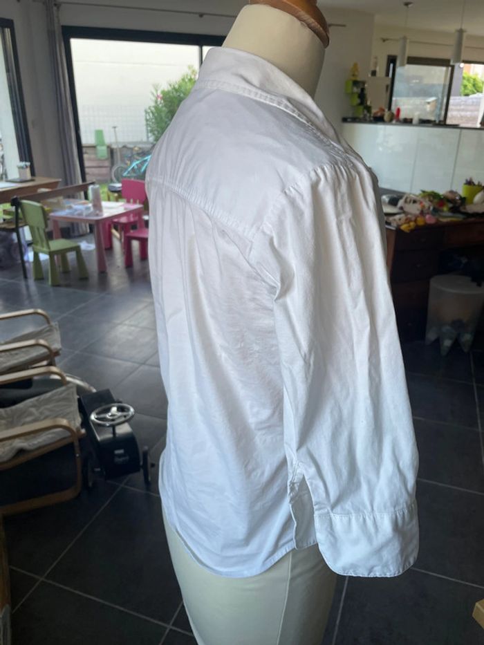 Chemise blanche chemisier rene derhy - photo numéro 4