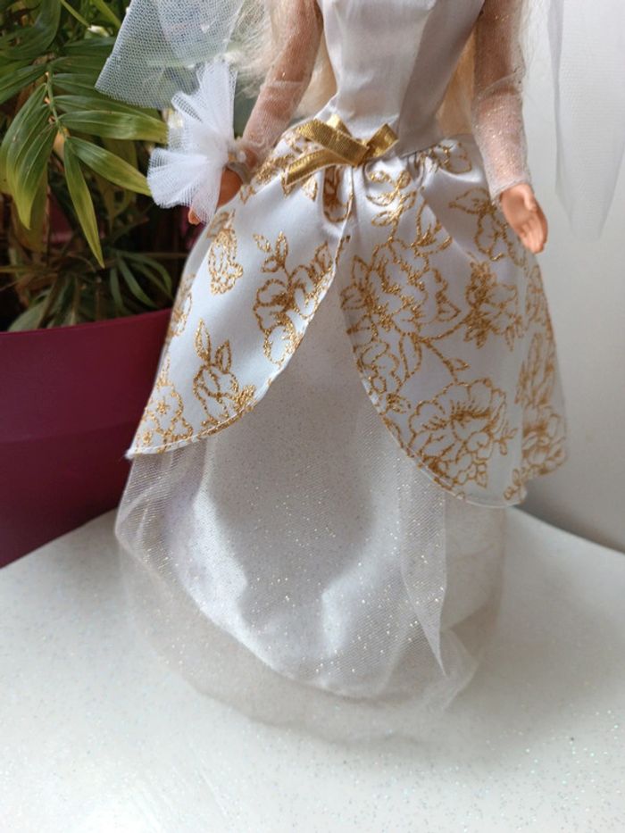 Barbie mattel doll poupée mannequin club mariage jeune mariée wedding wedd 1997 beautiful bride - photo numéro 8