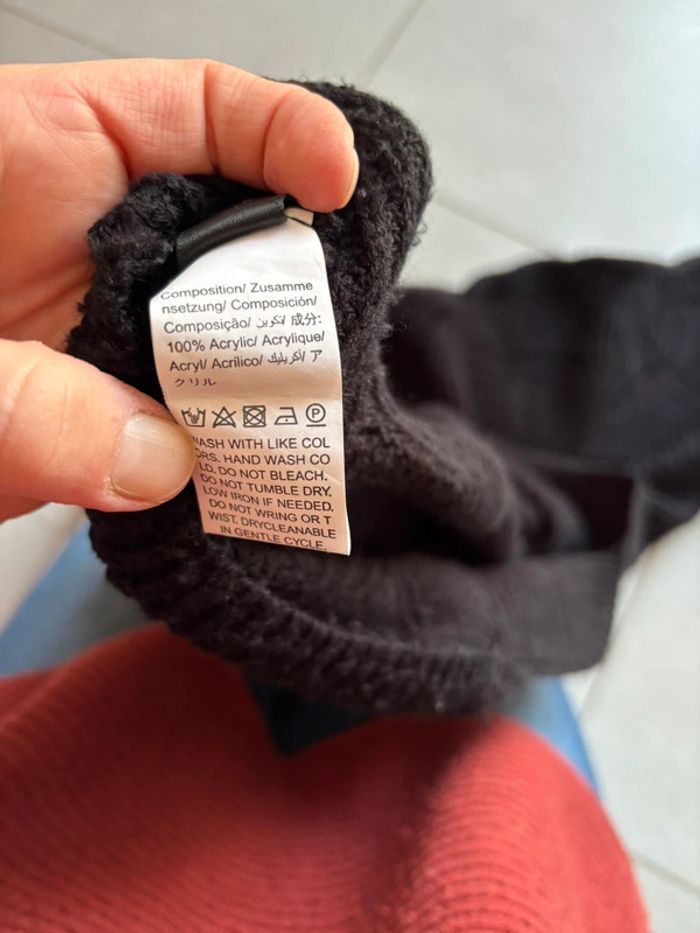 Pull oversize légèrement ajouré noir L SHEIN - photo numéro 5