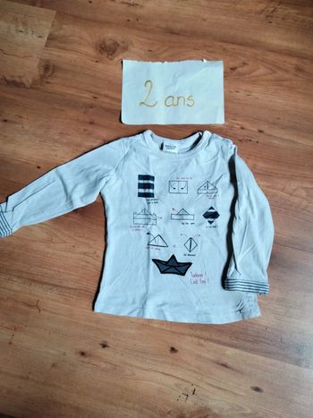 Tee-shirt origami bateau