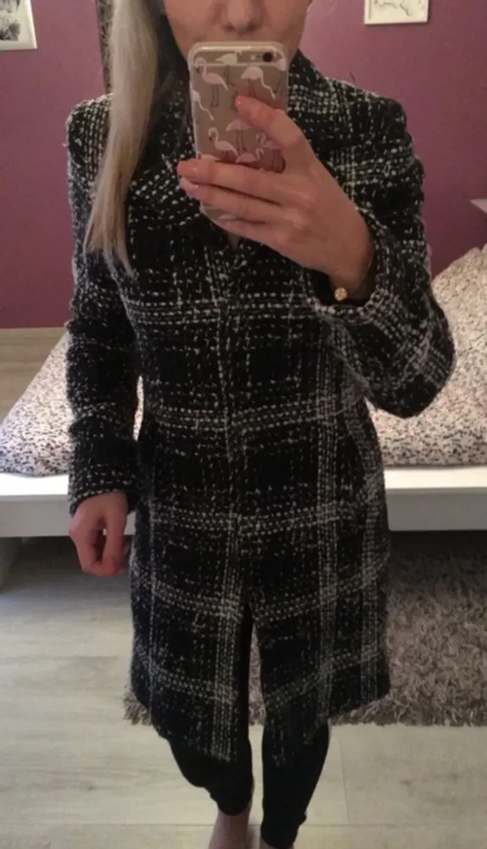 Manteau noir et blanc Xanaka - photo numéro 5