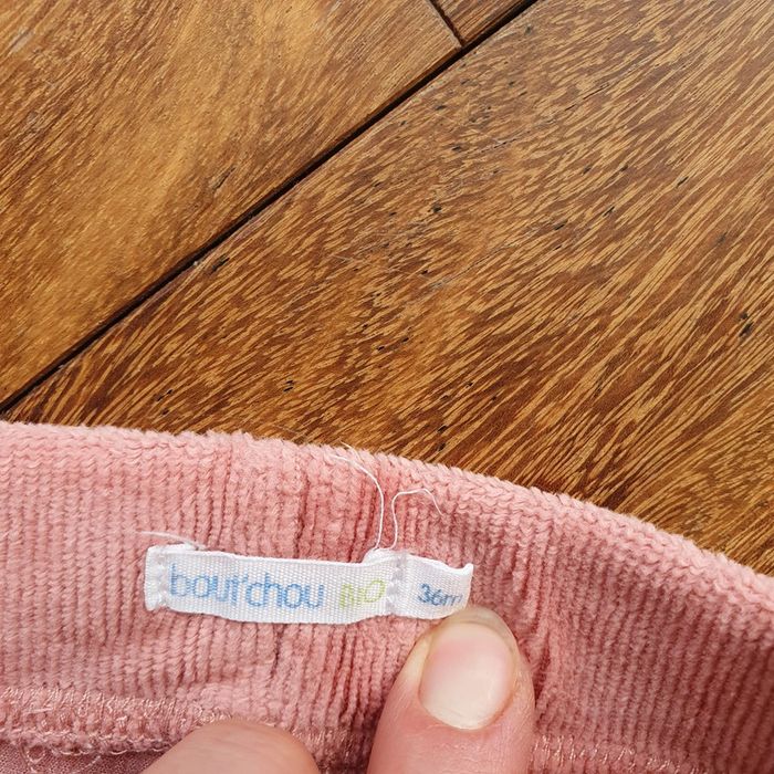 Pantalon chaud velours fille 3 ans Bout'chou - photo numéro 3