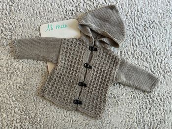 Gilet laine fait main