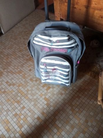 Sac école à dos et roulettes