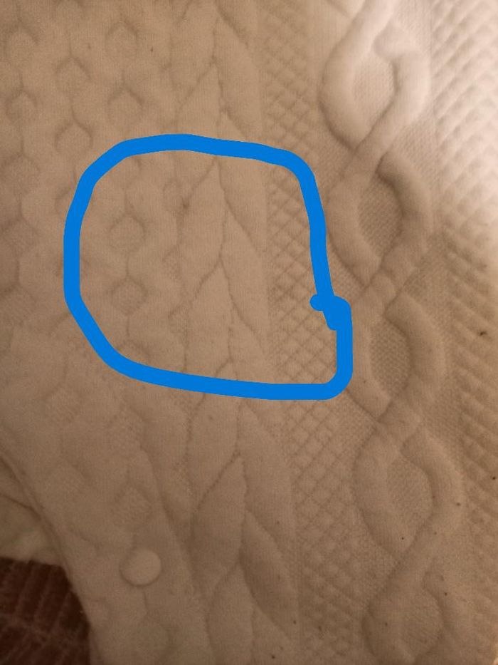 Ensemble 6 mois 1 combinaison blanche + 1 bodi - photo numéro 3