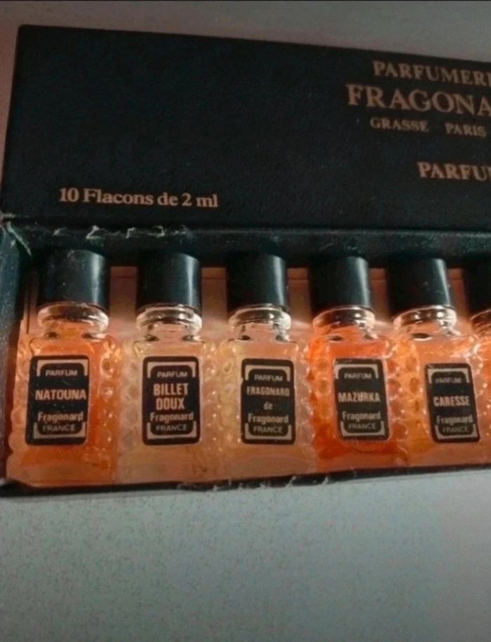 Coffret parfums fragonard 10 flacons - photo numéro 3