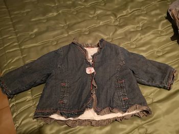 Manteau fin jeans 12 mois