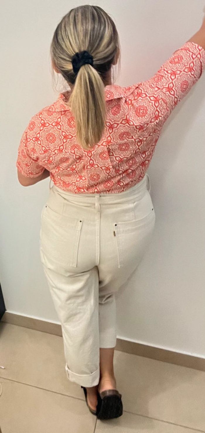 Chemise Manches Courtes Imprimée Taille 38 - photo numéro 7