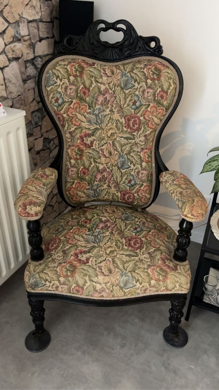 Canapé et fauteuil baroque - photo numéro 2