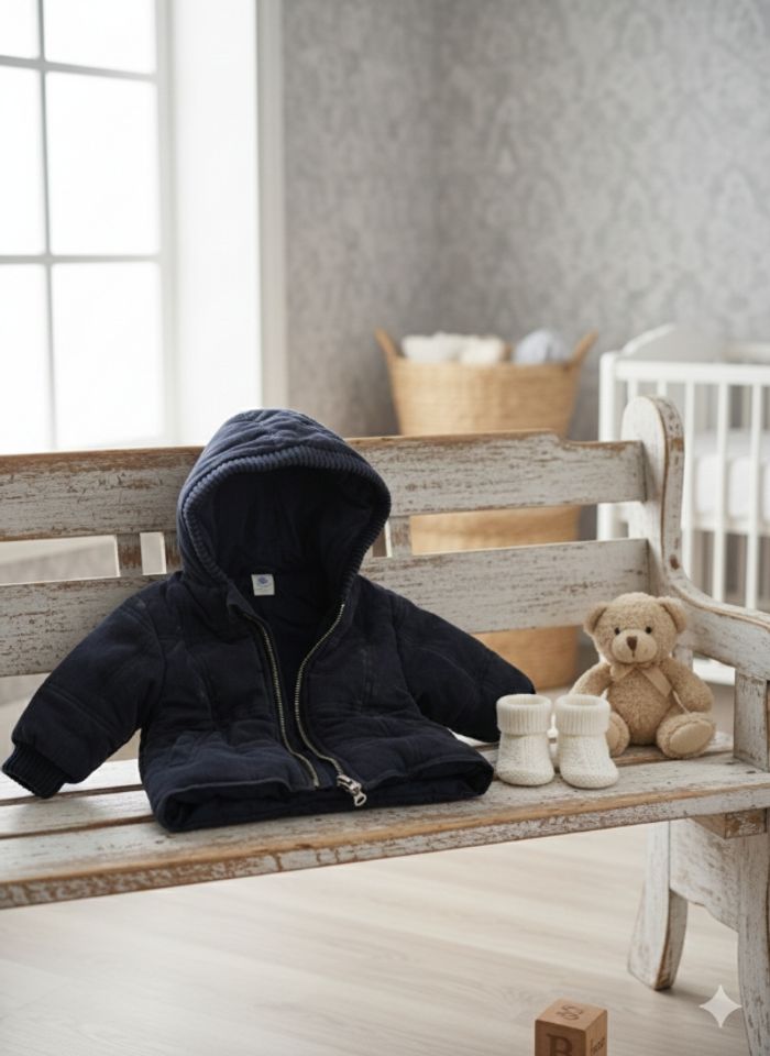 Doudoune 9 mois Petit Bateau comme neuve - photo numéro 2