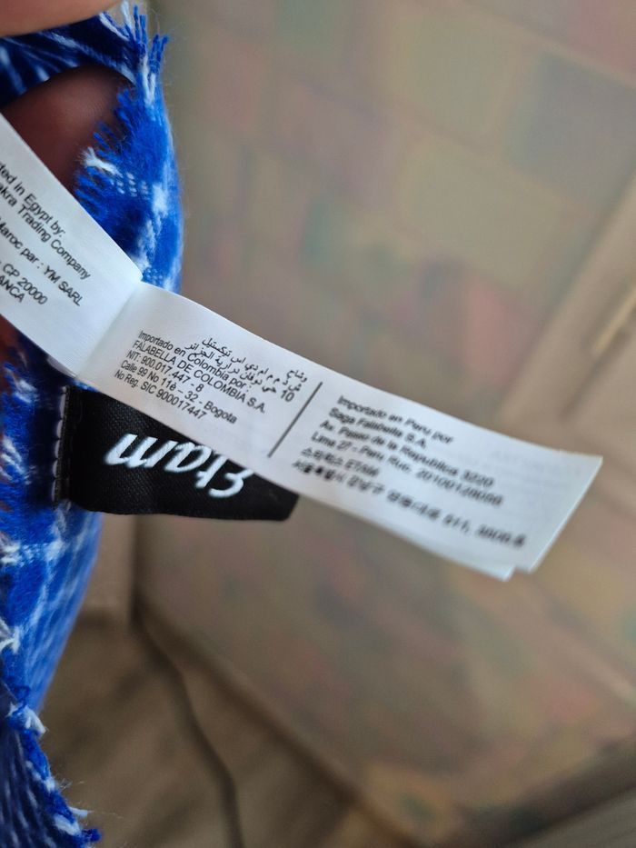 💕 Superbe Maxi-Écharpe / étole ETAM - Bleu Roi - 💕 - photo numéro 9