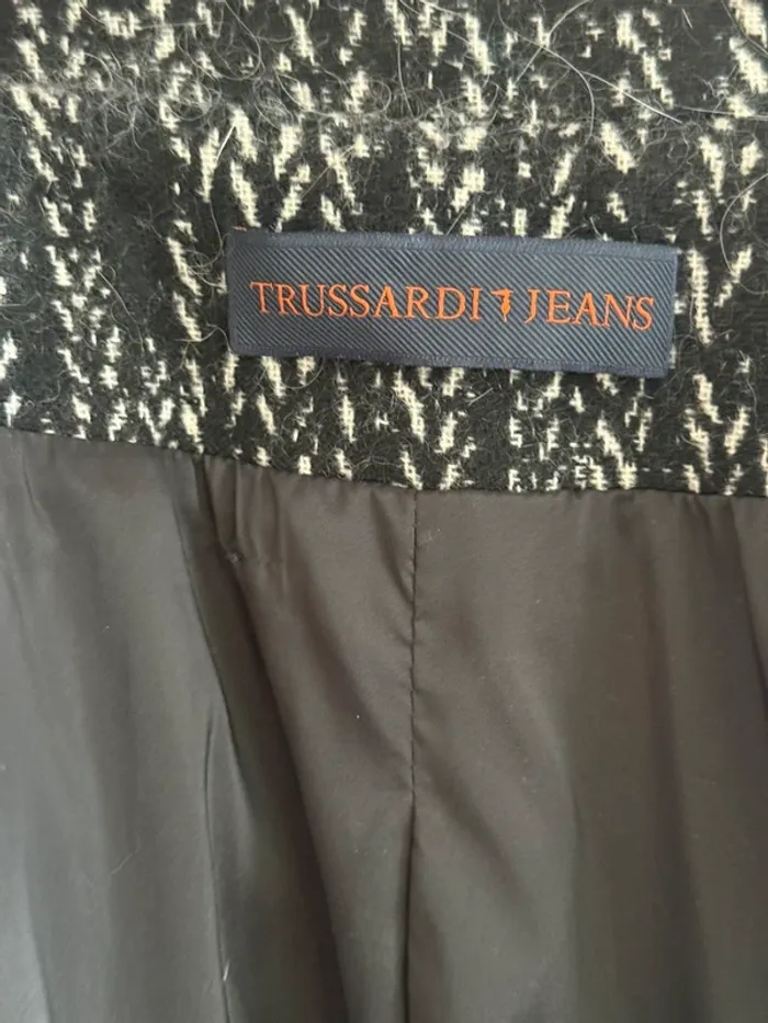 Manteau Trussardi Jeans – Pied-de-poule – Taille 38 – Très bon état - photo numéro 6