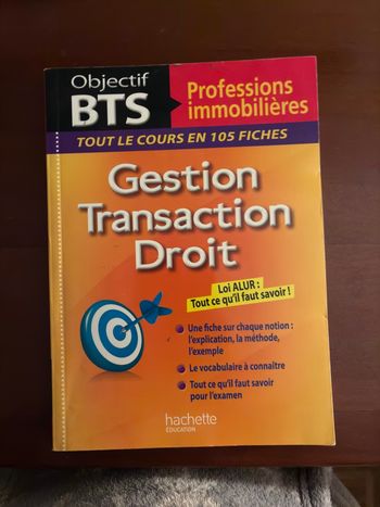Livre bts immobilier