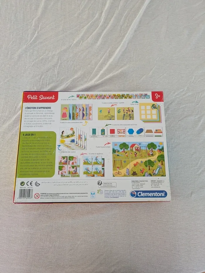 Coffret Éducatif Clementoni "Petit Savant" - 8 Jeux en 1 - Dès 3 ans - photo numéro 3