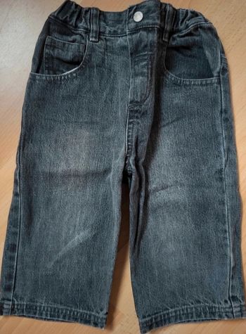 Pantalon en jean noir Vertbaudet 12 mois 74cm