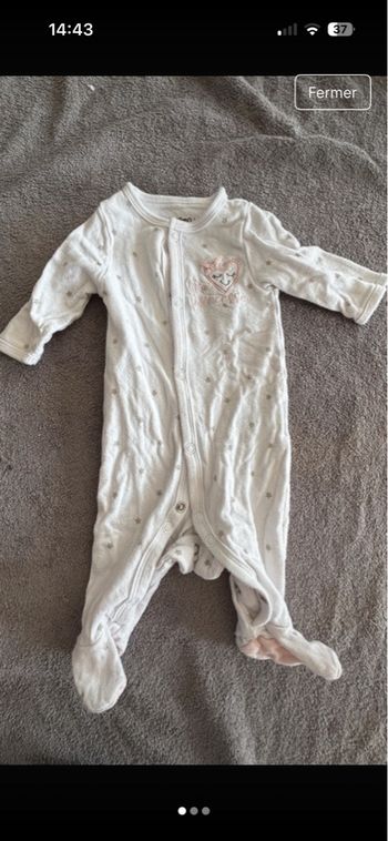 Pyjamas ouverture devant 