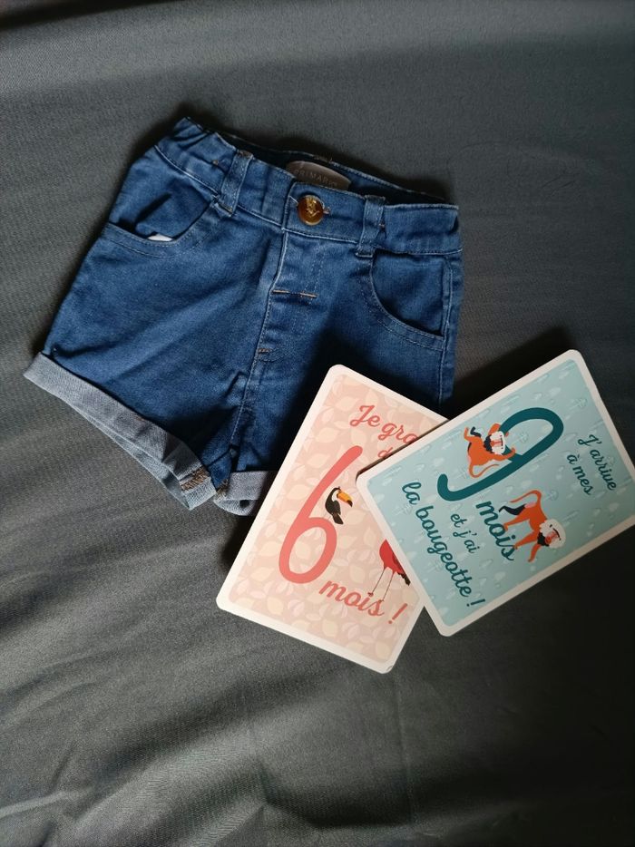 Short en jean 💕 Taille 6/9 mois