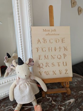 Abécédaire floral à personnaliser