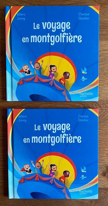 Lot ou 0,50cts/piece livres Collection Mc Do « Le voyage en montgolfière »