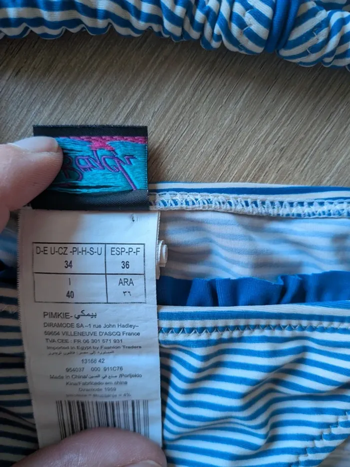 Maillot de bain 2 pièces liberty - photo numéro 4