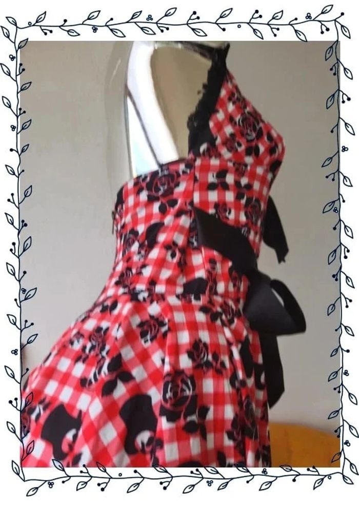 Robe vintage fleuri rétro - photo numéro 6