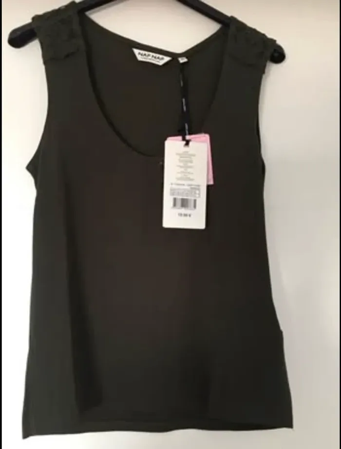 Haut Naf naf kaki neuf taille 34 - photo numéro 2