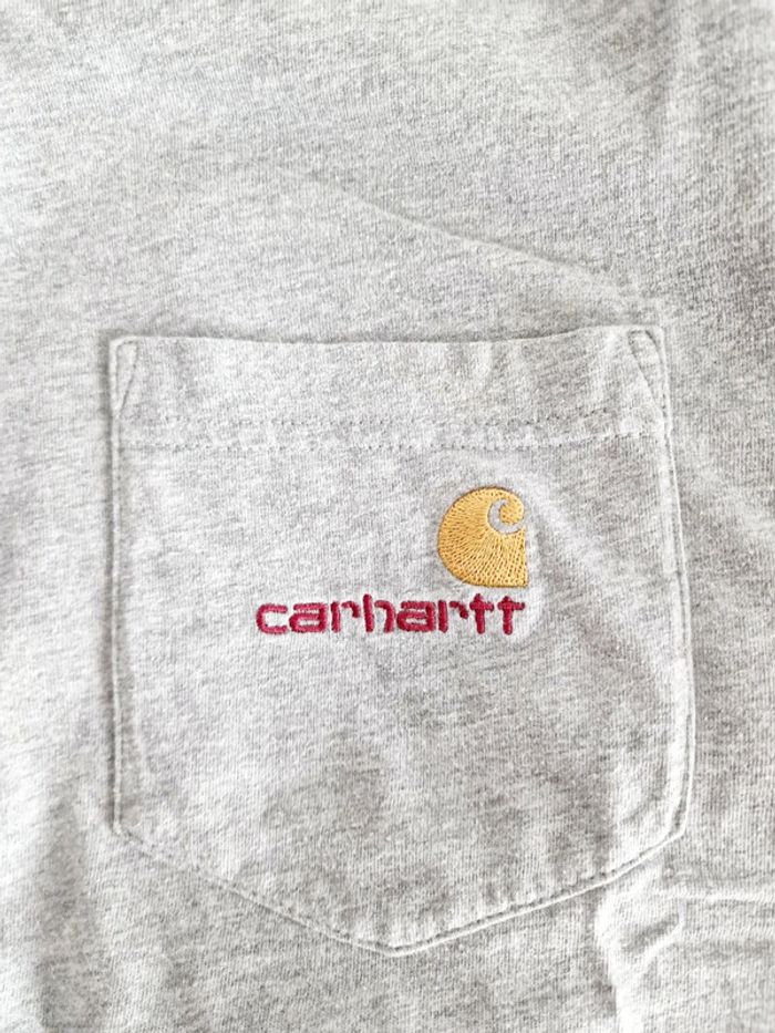 Carhartt - Tee-shirt manches courtes, col rond - Gris (L) - photo numéro 4