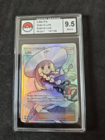 carte Pokémon Lilie 147/149 #2 SL01 - Soleil & Lune Neuf Fr Akatsu grading 9.5