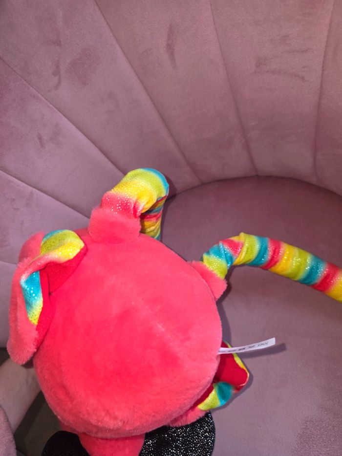 Grande peluche flamand rose Minnie mouse - photo numéro 5