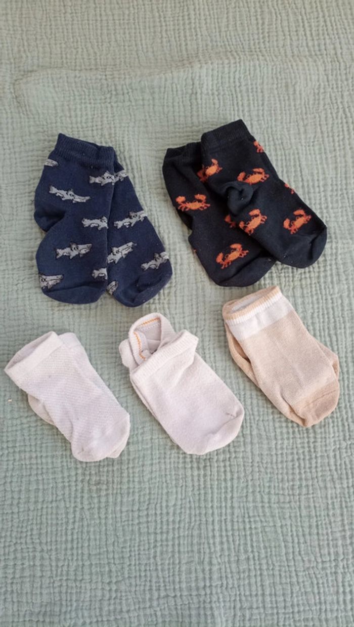 5 paires de chaussettes 19-22