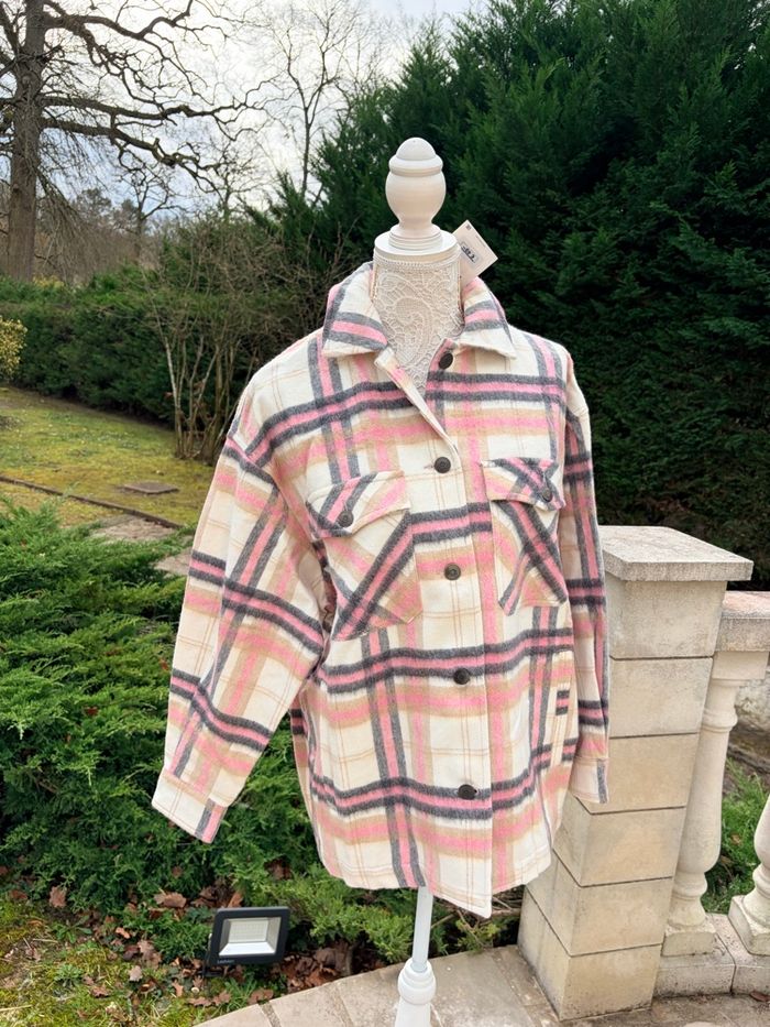 Veste à carreaux Zara neuve taille XS - photo numéro 2