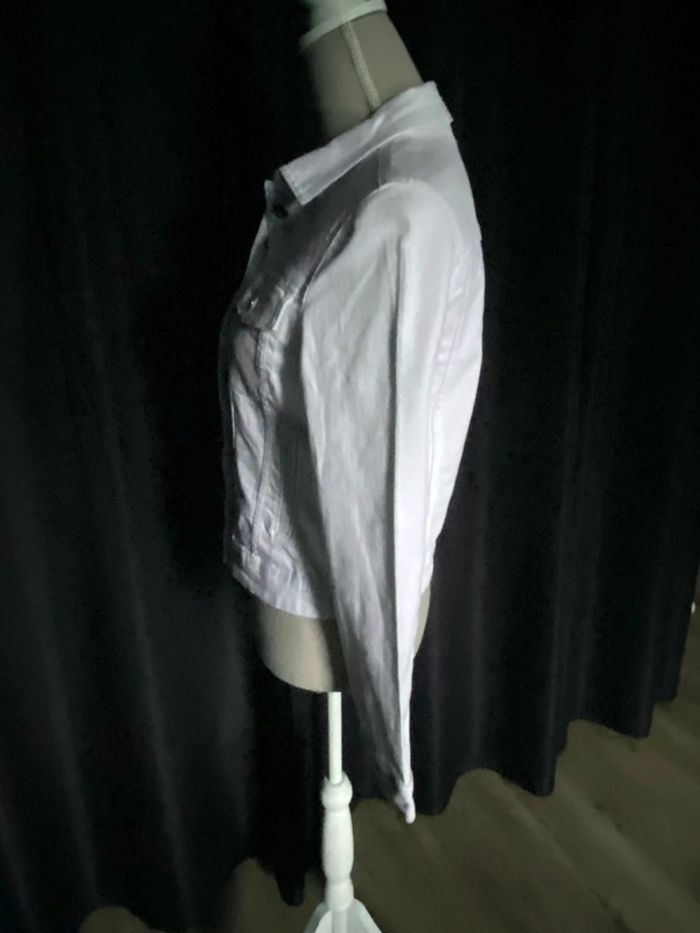 Veste blanche en jean Cache-Cache - photo numéro 7