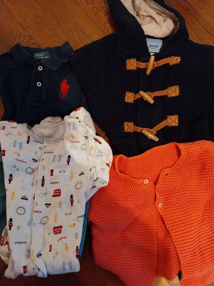 Lot 18 mois excellent état dont 1 manteau jacadi excellent état - photo numéro 2