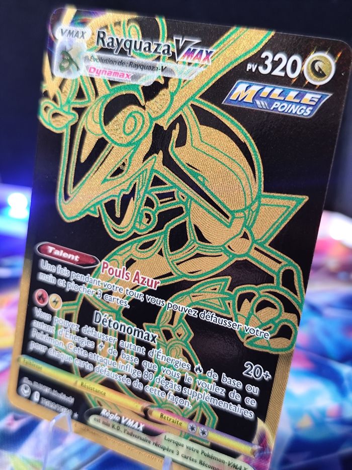 Carte pokémon neuve 🇨🇵 Rayquaza Vmax TG29/TG30 Tempête Argentée - photo numéro 3