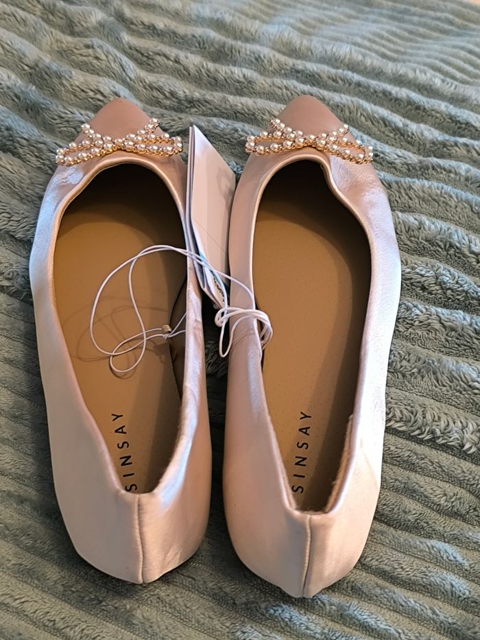 Ballerine couleur nude T39 Sinsay - photo numéro 3