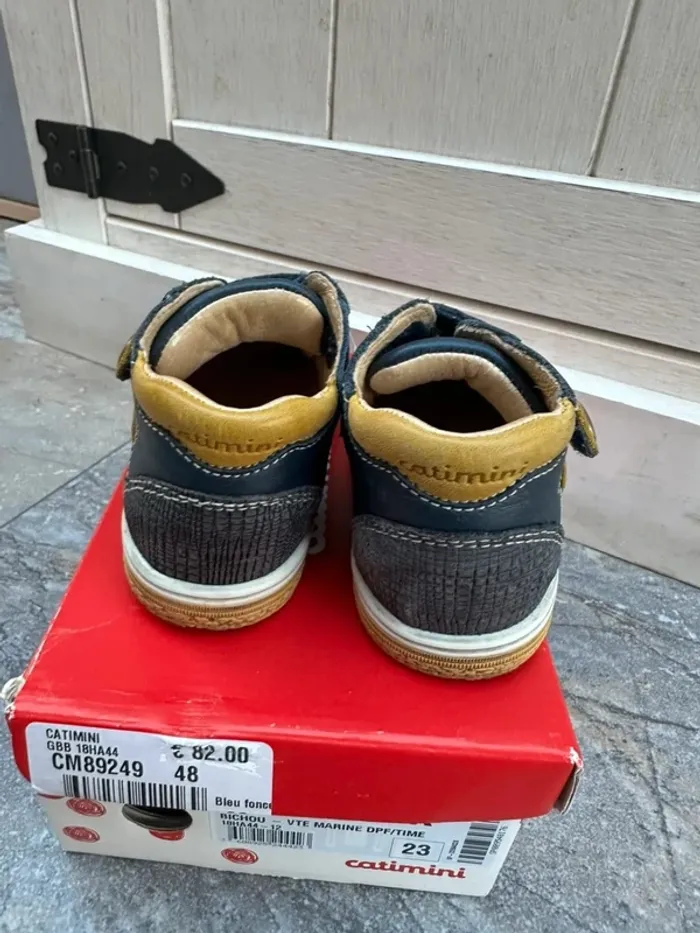 Chaussures Catimini 23 bleu marine - photo numéro 6