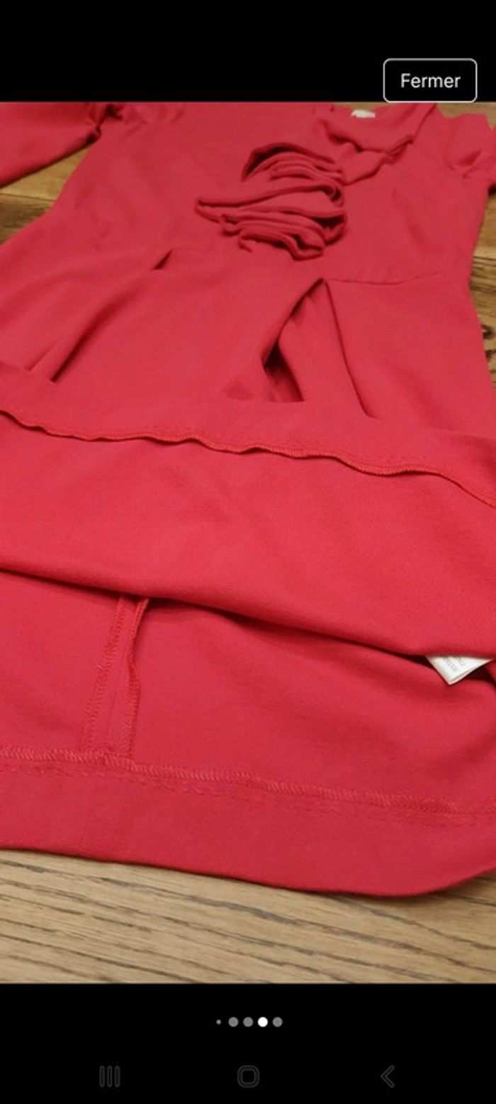 Belle Robe Mer du Nord t 38 rouge framboise - photo numéro 19