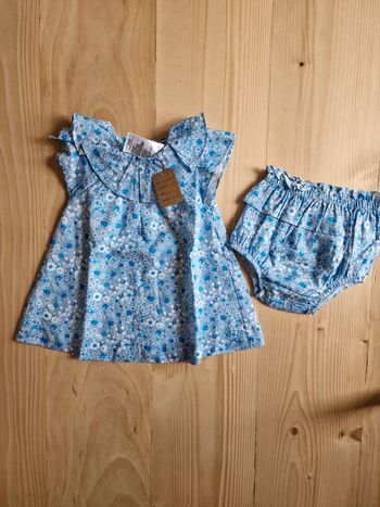 Robe + bloomer Liberty Jacadi 6 mois