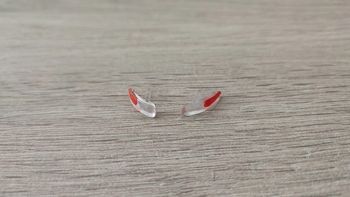 Lot x2 clignotant avant pièce détachée miniature Chevrolet Corvette C5 1997 Burago Bburago 1/18 #B65