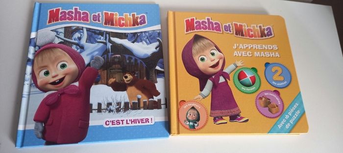 2 livres  Masha et Michka