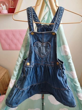 Robe salopette jean