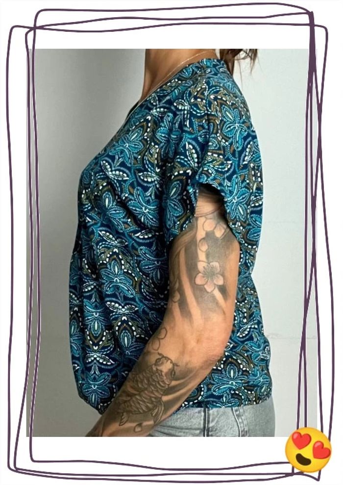 Blouse manches courtes taille 36 - photo numéro 3