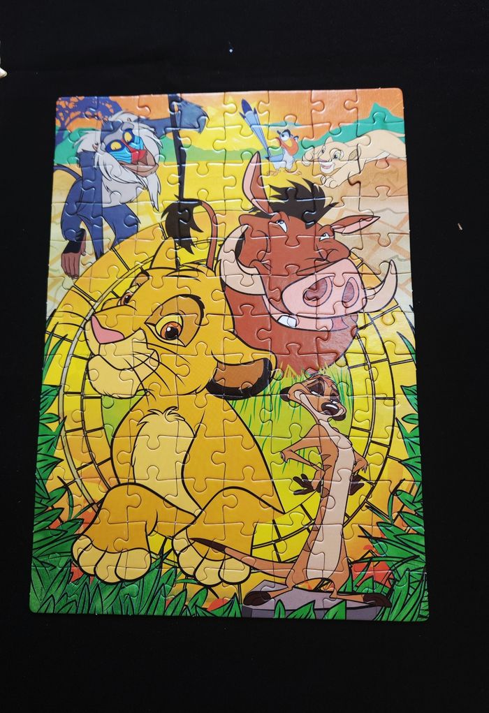 Puzzle 104 pièces + 3D Le Roi Lion The Lion King marque Clementoni 🎅 - photo numéro 2