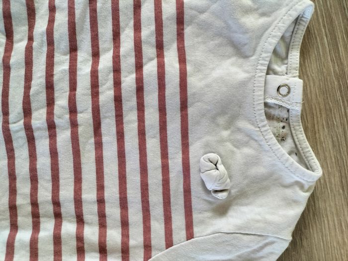 T shirt manches longues à rayures - photo numéro 3