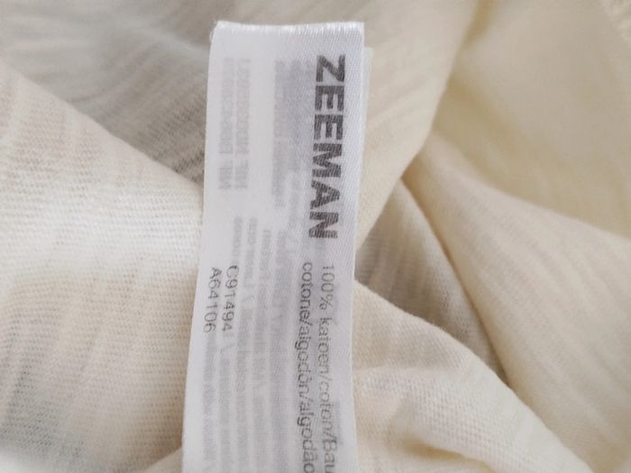 Polo manches courtes jaune clair Zeeman taille 12 mois - photo numéro 4