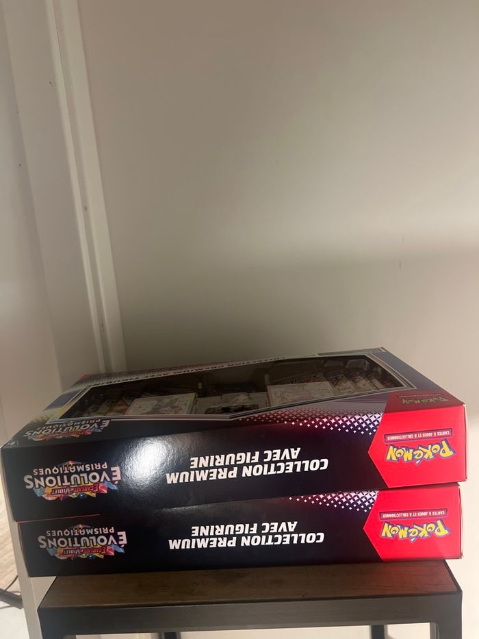 Jeu de cartes Pokémon - [SCELLE] collection premium EV 8.5 avec figurine évolution prismatique - photo numéro 5