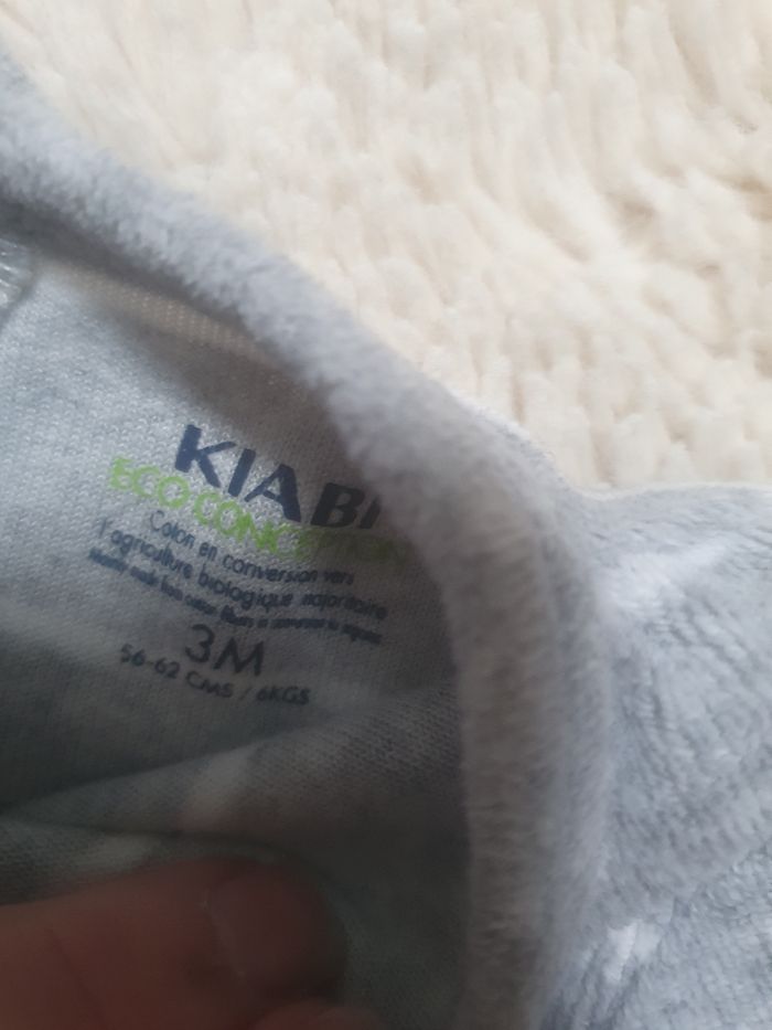 Pyjama velours Kiabi 3 mois - photo numéro 6
