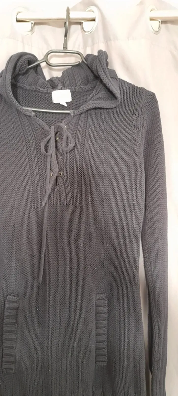 Pull long avec capuche - photo numéro 5