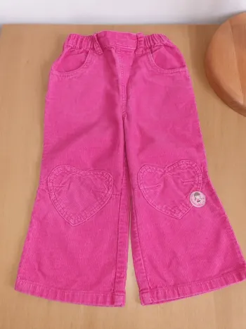 Pantalon en velours taille élastique 18 mois